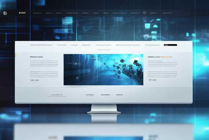 科技公司网站版面设计图片，科技公司网站版面设计图片模板