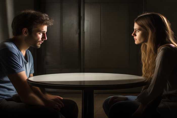 男人和女人对话男人的无奈；男人和女人对话男人的无奈句子