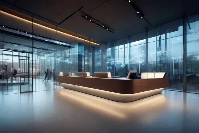 科技公司前台设计效果图 科技公司前台设计效果图片 科技公司前台设计效果图 科技公司前台设计效果图片