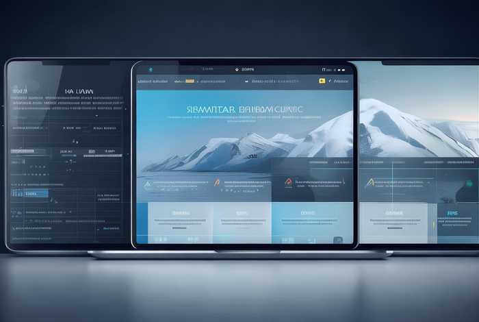 科技公司网站版面设计图（科技公司网站版面设计图片）