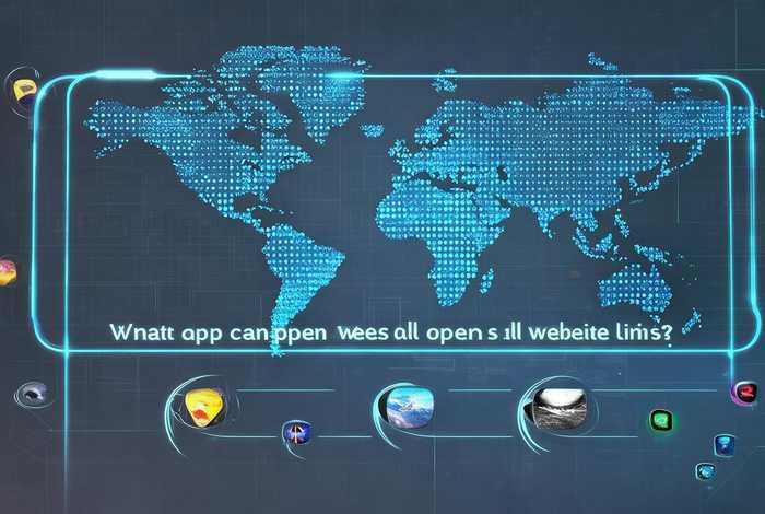 什么app可以打开所有网站 - 什么app可以打开所有网站链接