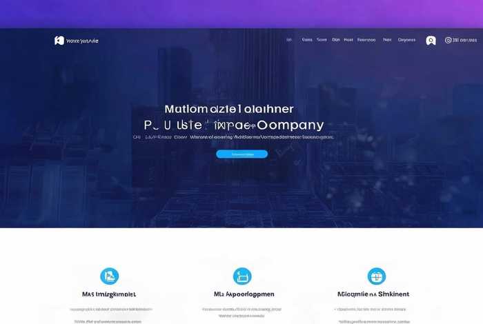 无极app定制开发公司网站模板（无极app定制开发公司网站模板下载）