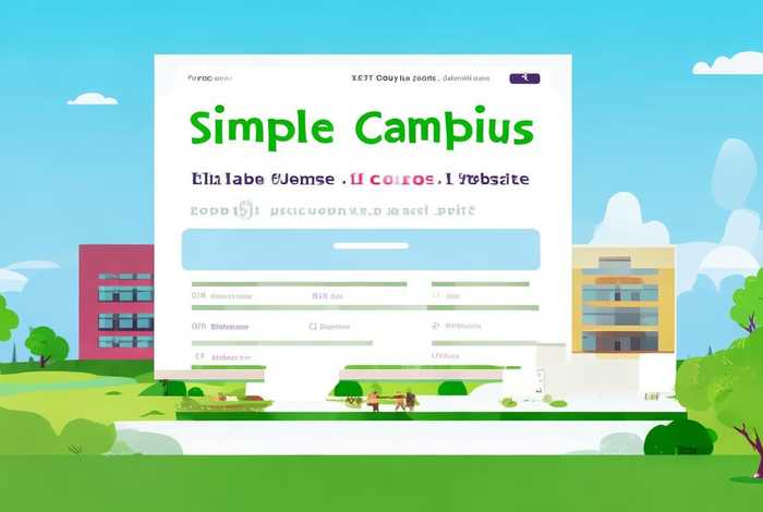 一个简单校园html网页代码（一个简单校园html网页代码怎么写）