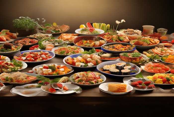 有关美食的ppt背景图 - 关于美食的幻灯片模板