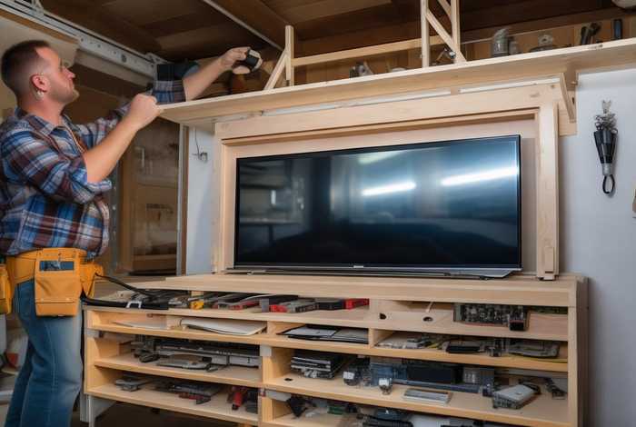 怎么自己做电视；怎么自己做电视挂架