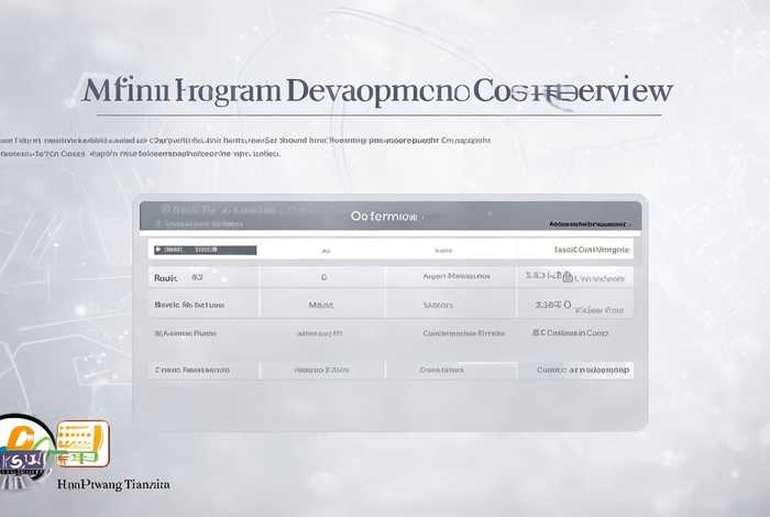小程序开发费用一览表表、小程序开发费用一览表e61华网天下