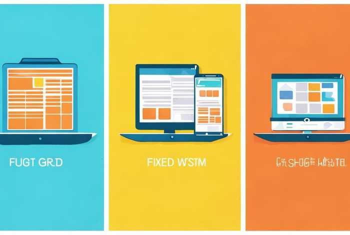 制作网页常用的三种布局方式 - 制作网页常用的三种布局方式是