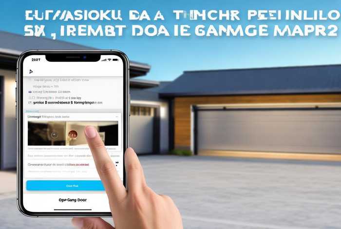 怎么用手机打开车库门，怎么用手机打开车库门钥匙