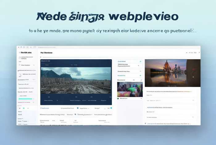 怎么做一个简单的页面视频，怎么做一个简单的页面视频软件