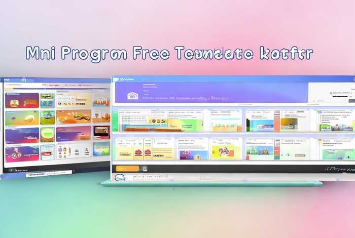 小程序免费模板平台（小程序免费模板平台推荐）