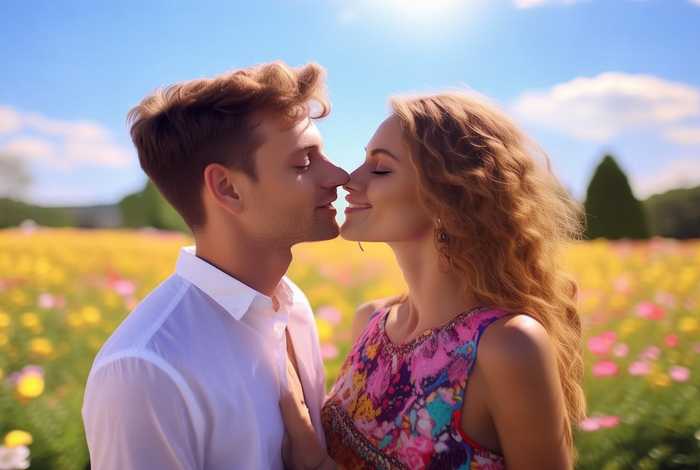 一键制作浪漫接吻照抖音火山版（抖音很火的接吻视频）