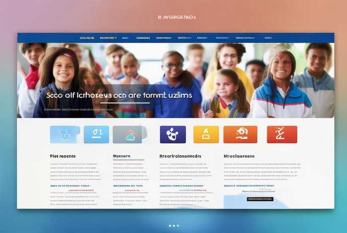 学校网站免费源码html；html学校网站代码