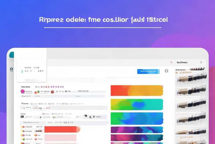 制作网页改颜色（制作网页改颜色的软件）