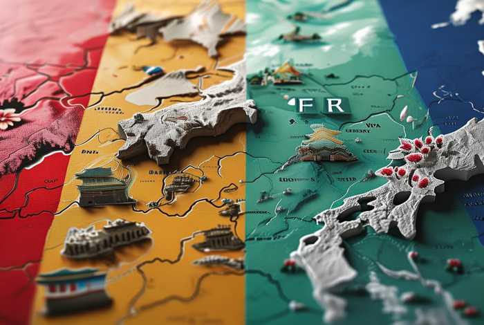 中日韩地图对比 - 中日韩地图对比高清 中日韩地图对比 - 中日韩地图对比高清