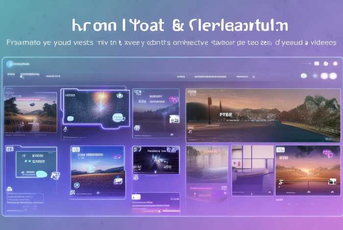在线生成视频免费网站 - 免费视频生成软件
