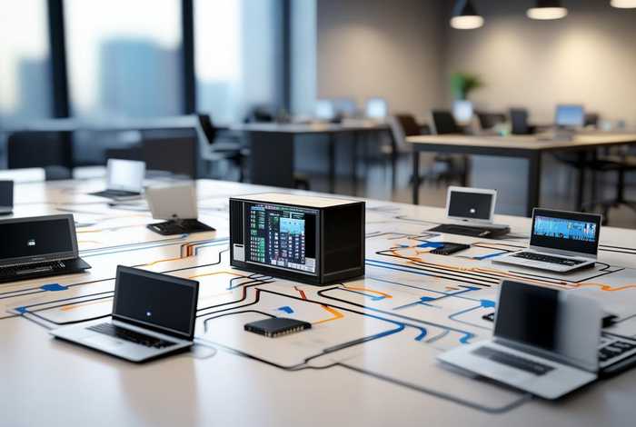 小型企业网络架构图，小型企业网络架构图片