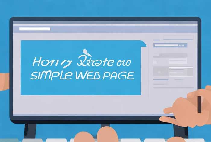 怎么创建一个简单的网页（怎么创建一个简单的网页链接）