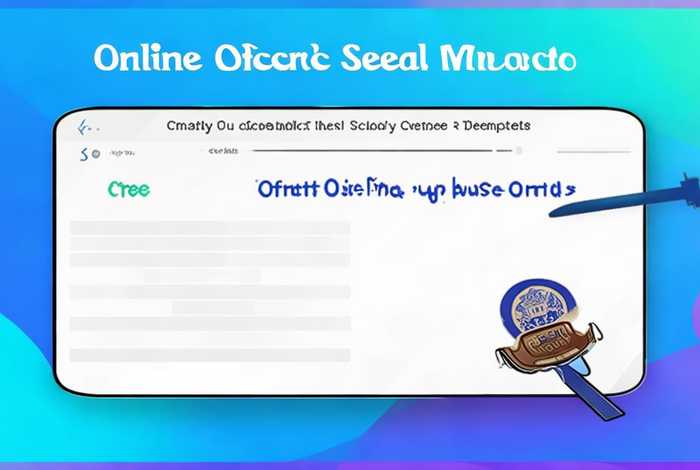 在线制作公章生成免费（在线制作公章生成免费软件）