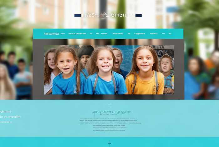 学校网页设计样板（学校网页设计样板图）