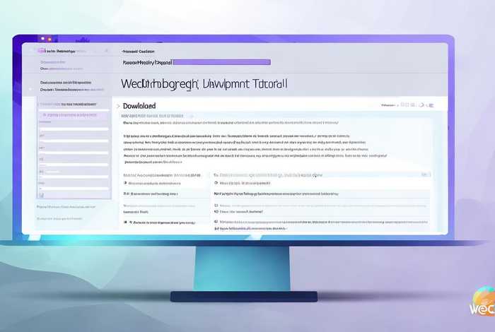微信小程序开发教程下载；微信小程序开发教程下载安装