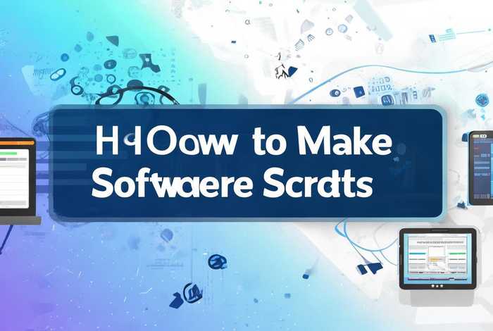 怎么做软件脚本 怎么做软件脚本教程