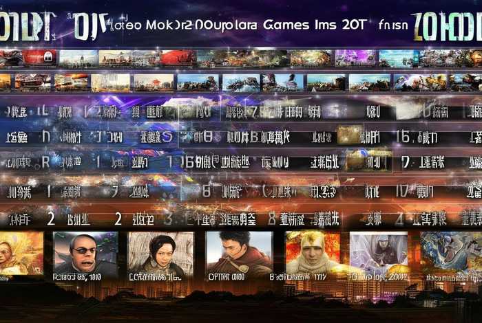 中国十大著名游戏排行榜，中国十大著名游戏排行榜最新