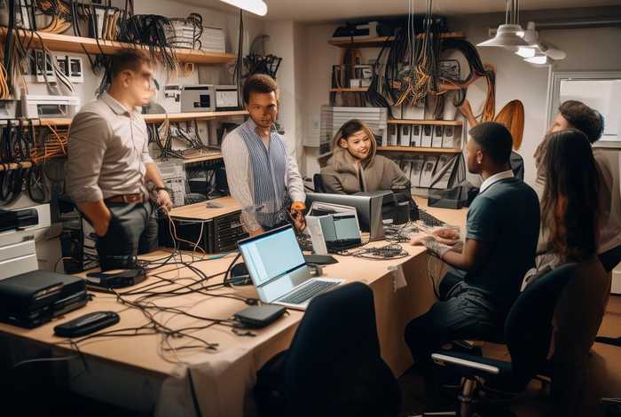 小型公司网络搭建图片大全，小型公司网络组建