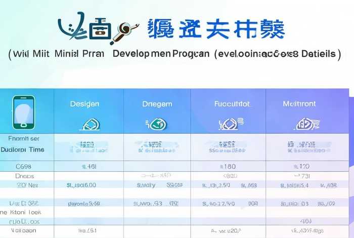 小程序制作费用明细、小程序制作费用明细表