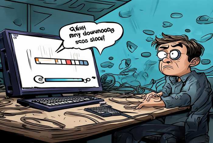 下载软件网速特别慢、下载软件网速特别慢怎么回事