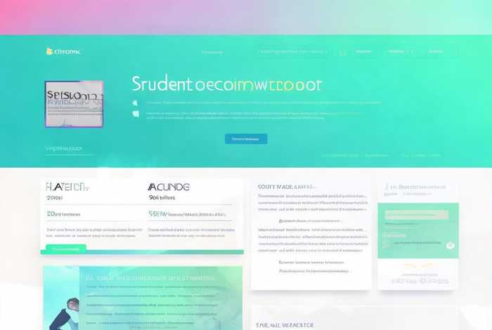 学生网页设计作业模板（学生网页设计作业模板图片）