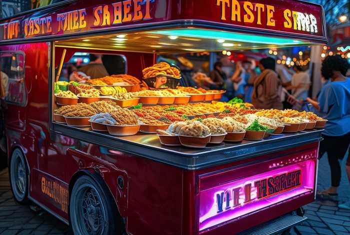 小吃车广告设计图片 - 小吃车广告设计图片大全