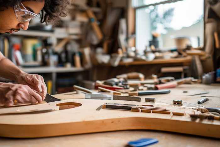 怎样自己制作吉他简单 - 怎样自己制作吉他简单视频