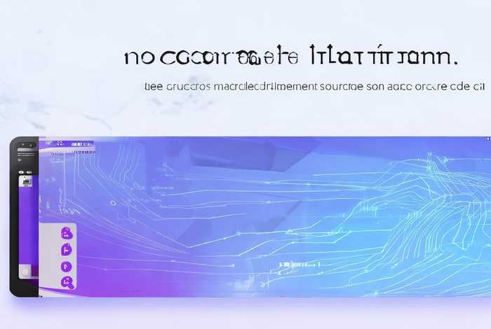 无代码平台、无代码平台免费永久源码