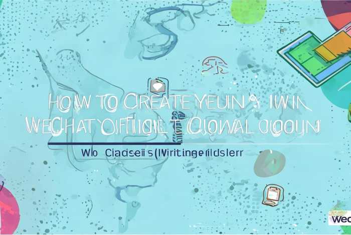 怎么创建自己的微信公众号（怎么创建自己的微信公众号写文章）