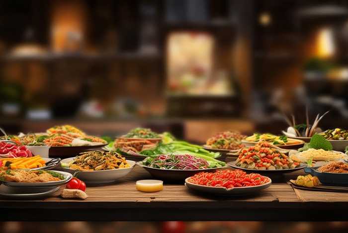 有关美食的ppt背景图 - 关于美食的幻灯片模板