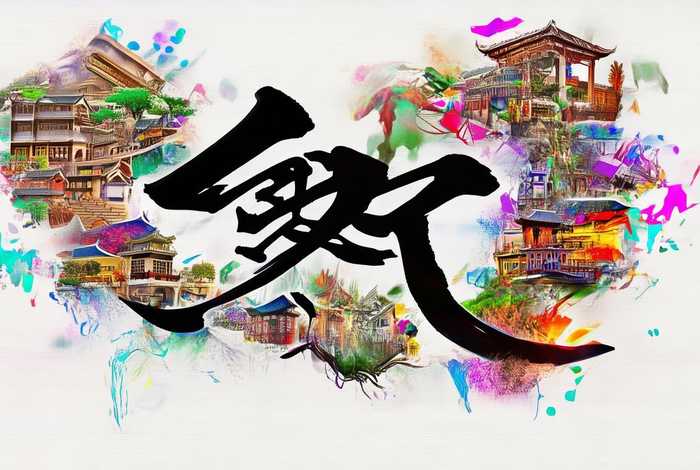 中国创意字图片，中国创意字体图片