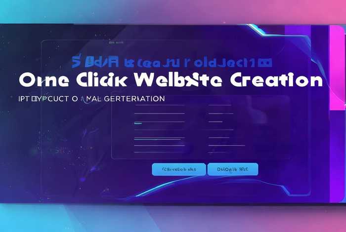 一键生成网页免费；网页一键生成app免费