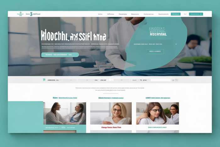 医院网站页面设计 - 医院网站页面设计图