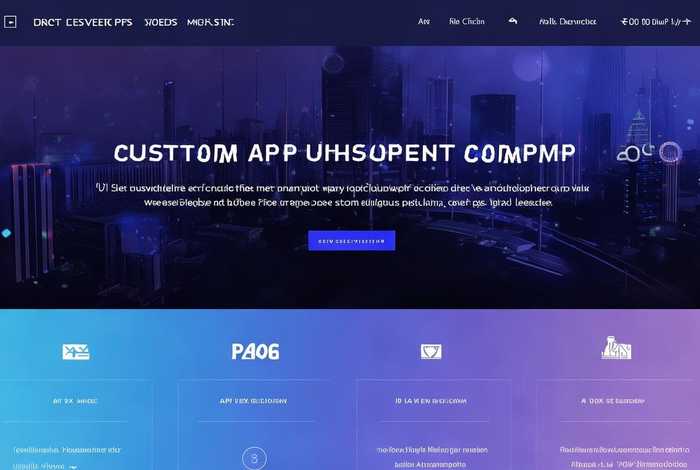 无极app定制开发公司网站模板（无极app定制开发公司网站模板下载）