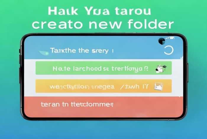 怎么创建新的文件夹在手机上、怎么创建新的文件夹在手机上呢
