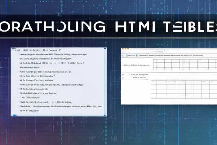 怎么创建html表格、html怎么快速创建表格