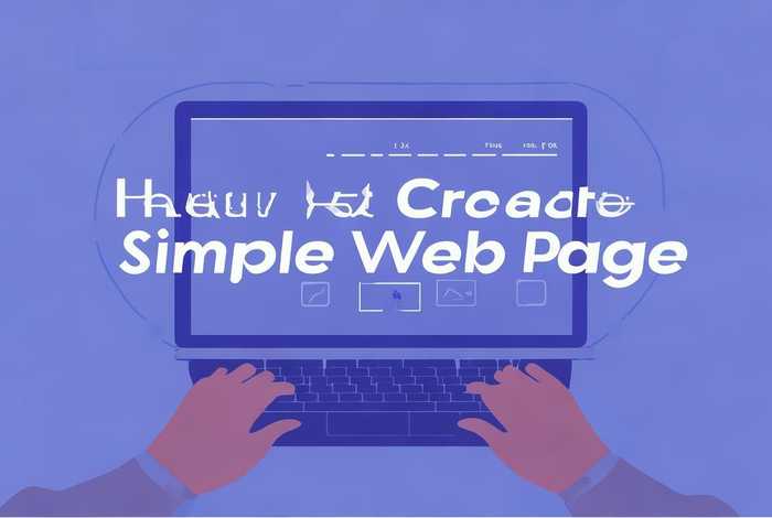 怎么创建一个简单的网页（怎么创建一个简单的网页链接）