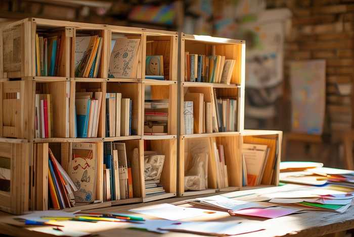 制作简易书，制作简易书架教案