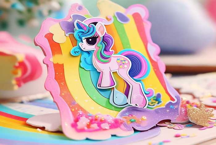 怎样自己制作一个小马宝莉卡 - 怎样自己制作一个小马宝莉卡片