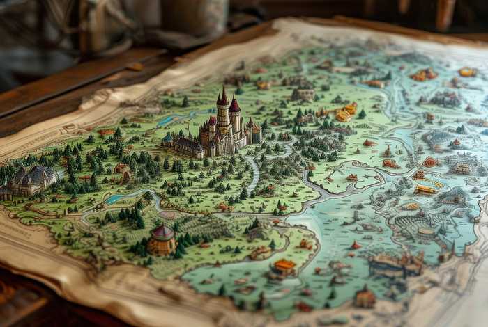 在线生成小说地图 - 在线小说生成器