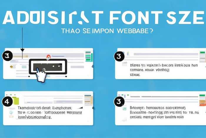 怎么改网页的字体大小设置、怎么改网页的字体大小设置方法