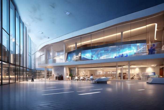 学校科技馆效果图设计公司、学校科技馆装修效果图