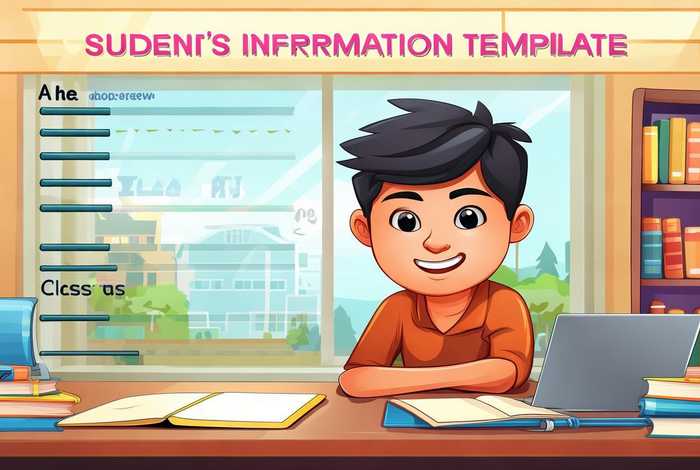 学生个人信息模板 学生个人信息模板图片