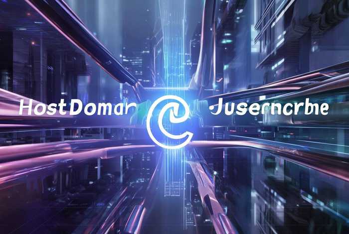 主机域名和用户名用什么符号连接；主机域名和用户名用什么符号连接在一起