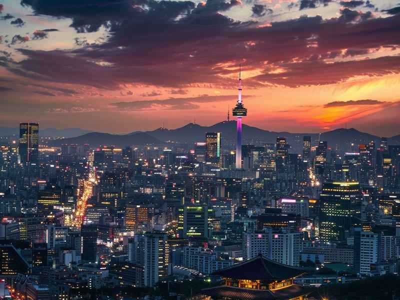 seoul、韩国首尔纬度位置-属于低、中、高纬度